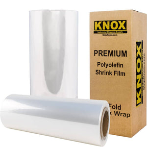 10" 525 ft 75 Gauge Bi-Fold Polyolefin Shrink Wrap