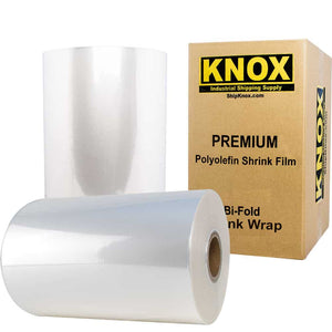 12" 3500 ft 75 Gauge Bi-Fold Polyolefin Shrink Wrap